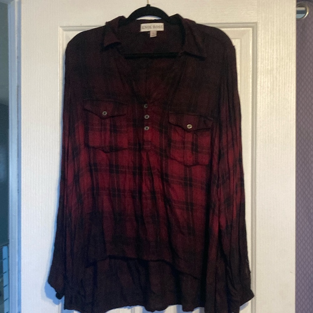 Knox Rose flannel top